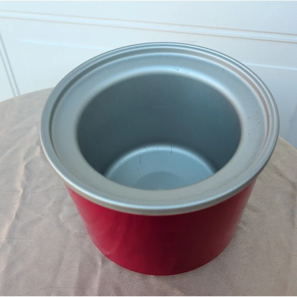 Cuisinart Ice Cream Maker ICE-20 ICE-21 ICE-25 ICE-22 FREEZER BOWL Red Used